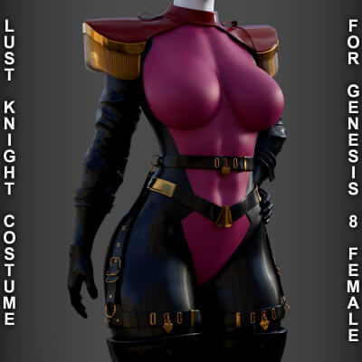 Lust Knight Costume for Genesis 8 Female by PH3Dee