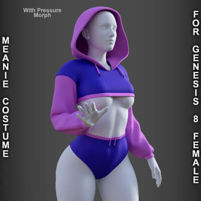 Meanie Costume for Genesis 8 Female by PH3Dee