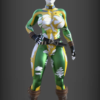 Rogue Unleashed Body Torn Material by PH3Dee