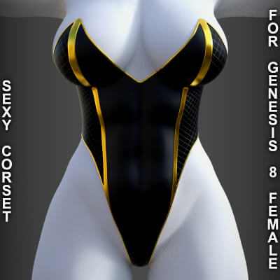 Sexy Corset for Genesis 8 Female by PH3Dee