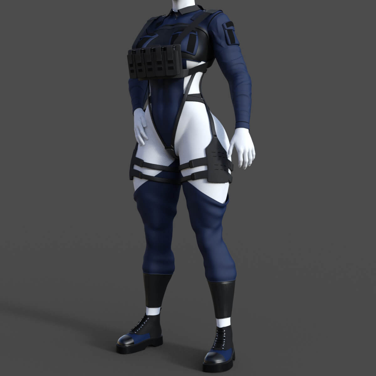 UberSoldier Outfit for Genesis 8 Females