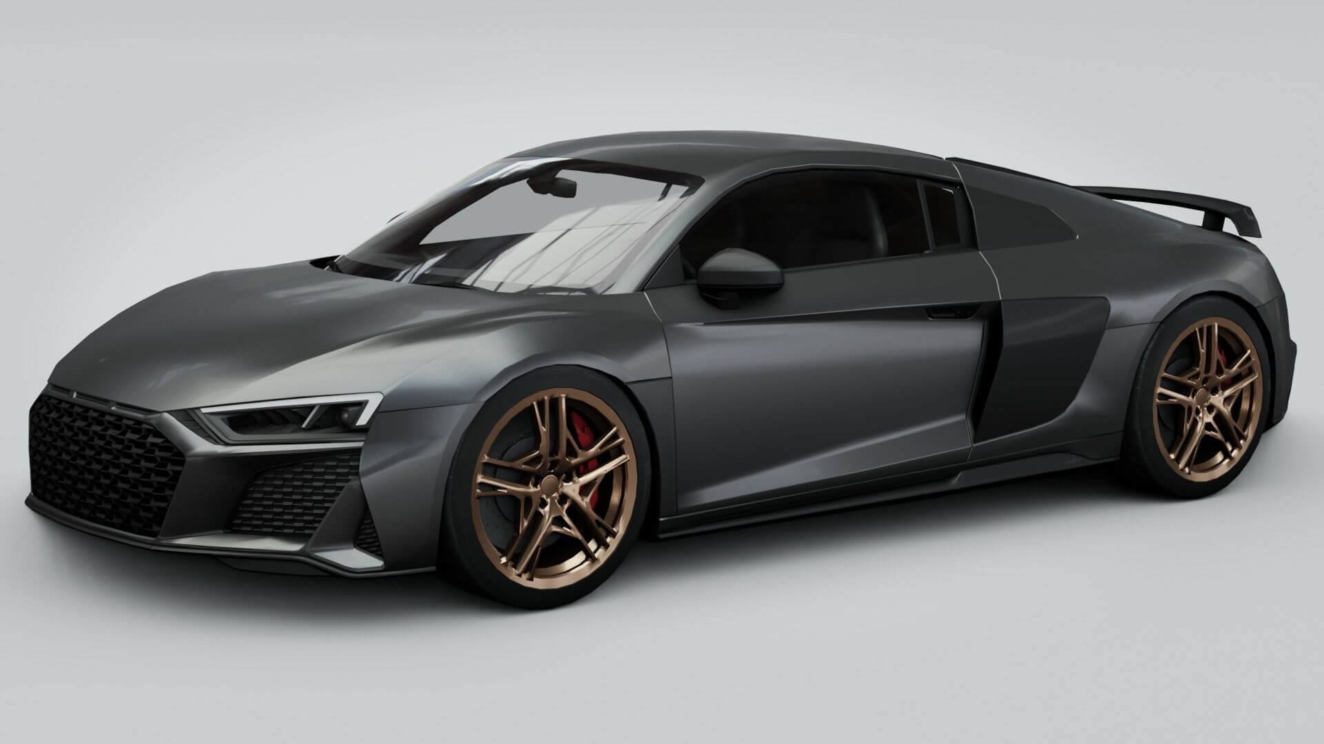 Audi R8 V10 2023 - 3D Model by Phazan