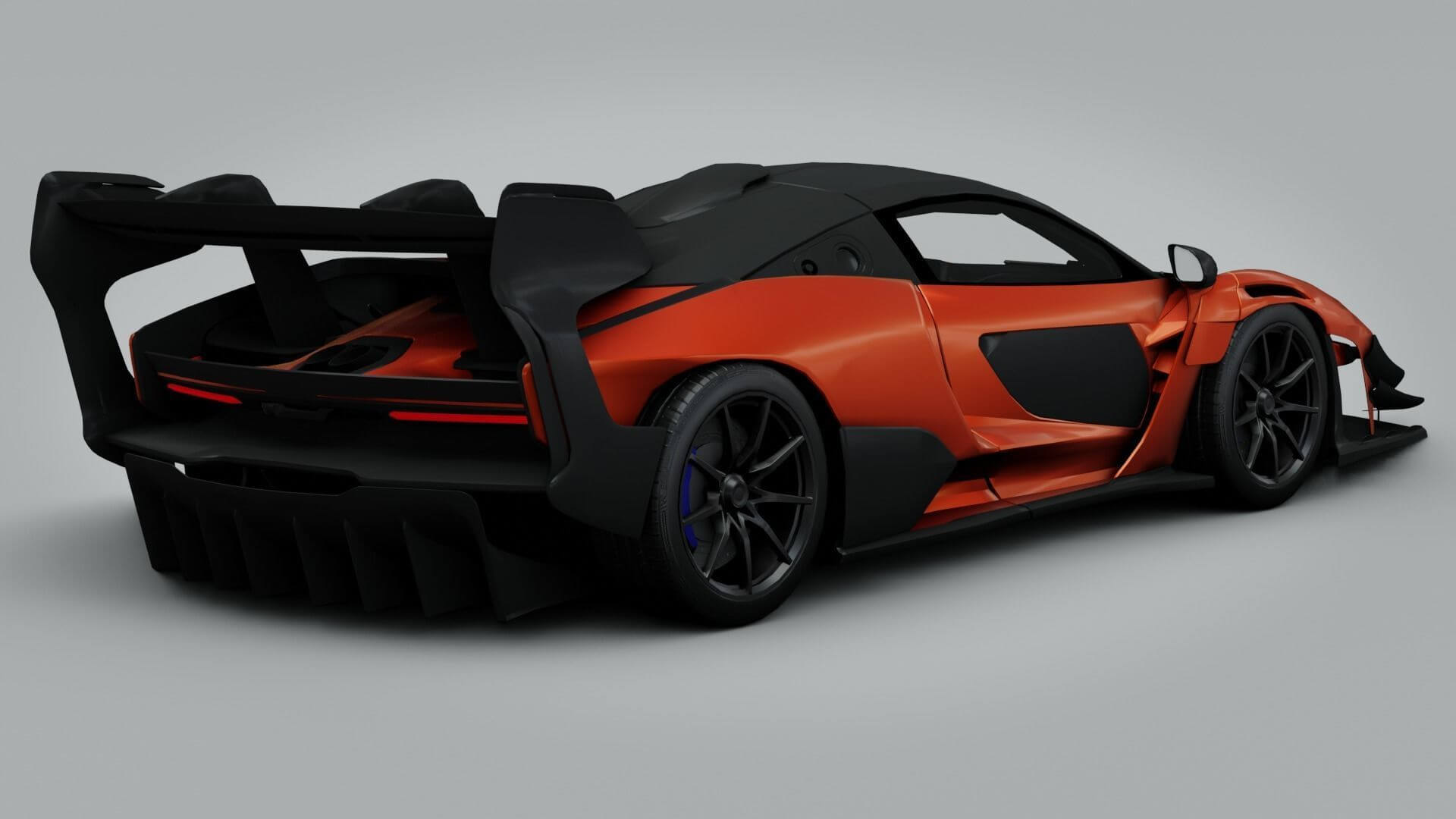 McLaren Senna - 3D Model by Phazan
