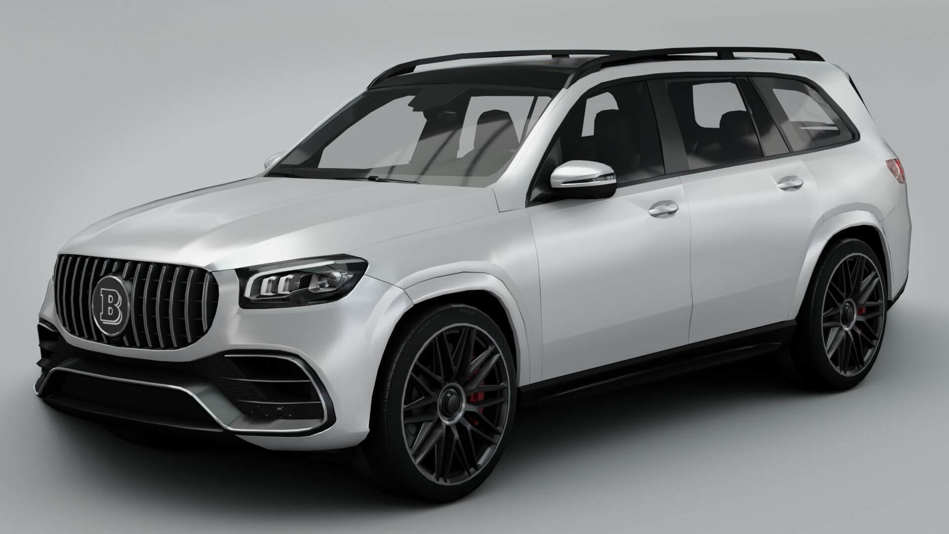 Mercedes Benz GLS63 AMG 2023 3D Model By Phazan