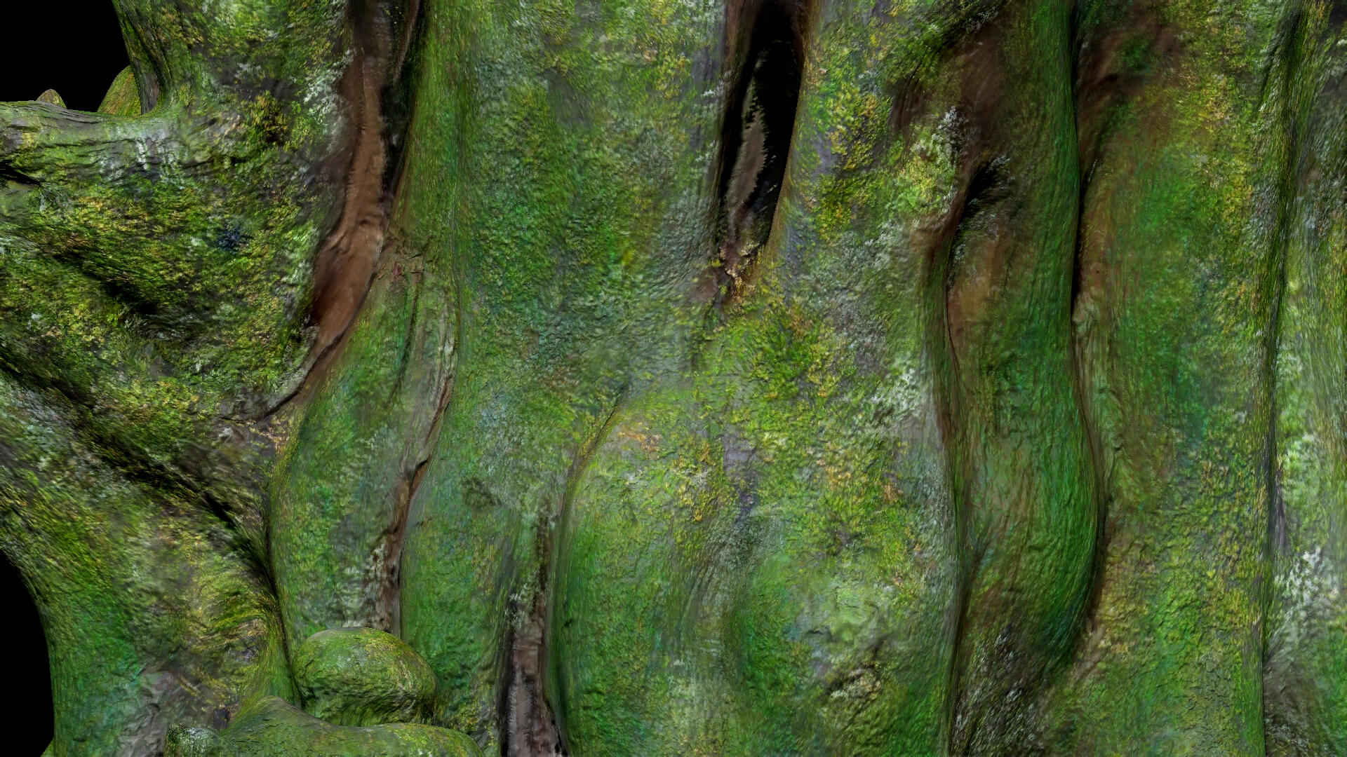 Dead Moss Tree Stump V1 - 3D Model by Phile Rain