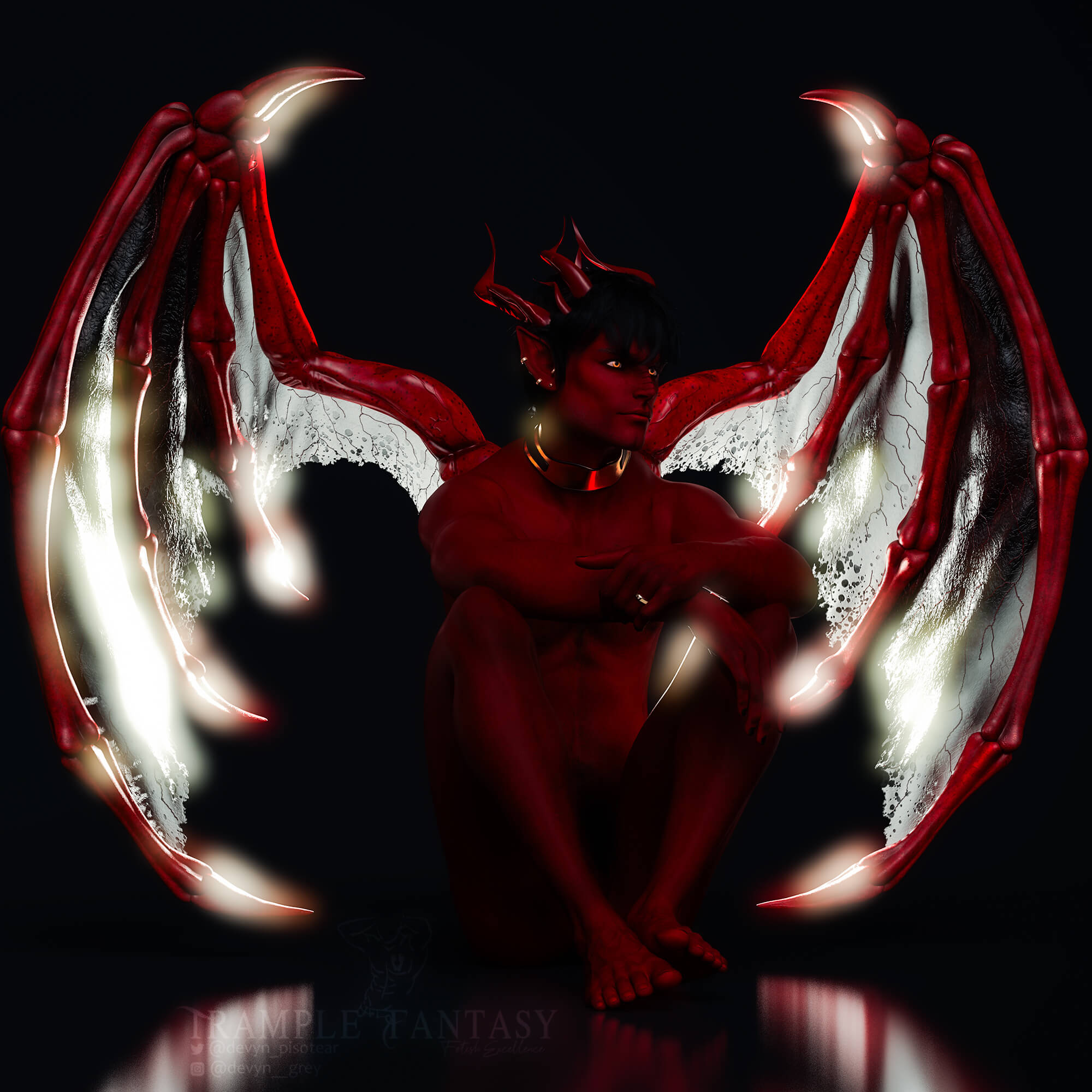 Just Because You're a Demon... 3D Render by phillcg28