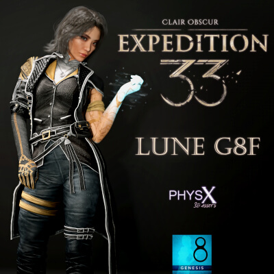 Clair Obscure Expedition 33 - Lune G8F by PhysX 3D Assets
