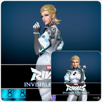 Marvel Rivals - Invisible Woman Genesis 8 &amp 9 Bundle