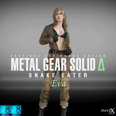 Metal Gear Solid Delta Snake Eater - Eva G8f &amp G8.1
