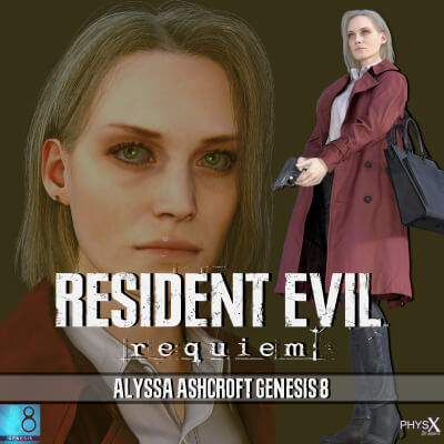 Resident Evil Requiem - Alyssa Ashcroft for Genesis 8 by PhysX 3D Assets