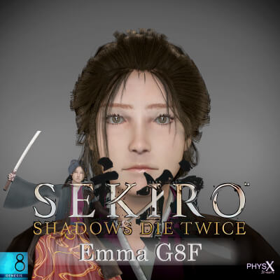 Sekiro Shadows Die Twice - Emma G8F by PhysX 3D Assets