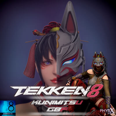 Tekken 8 - Kunimitsu G8F by PhysX 3D Assets