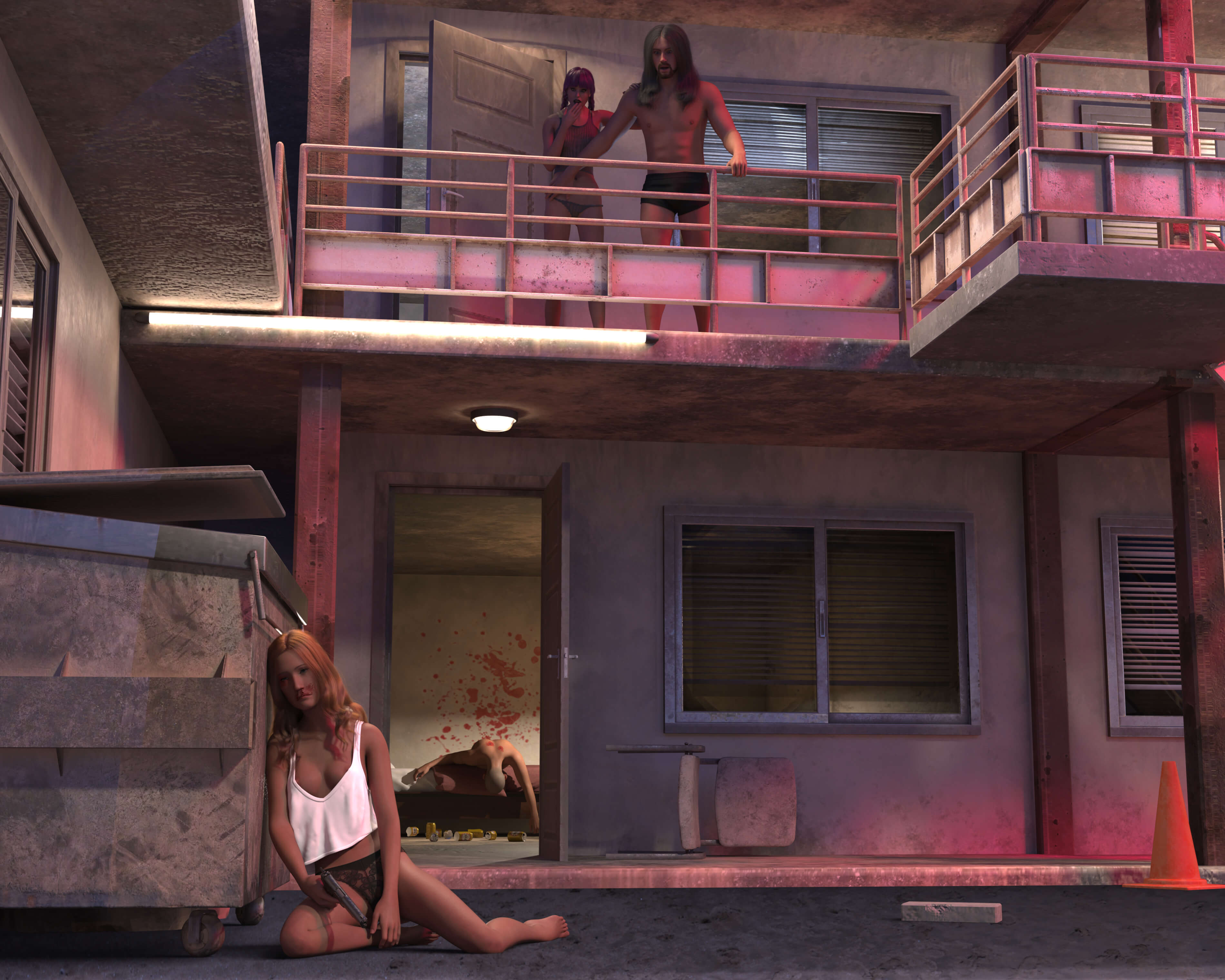 Last Resort 3D Render, Digital Art by Pickone