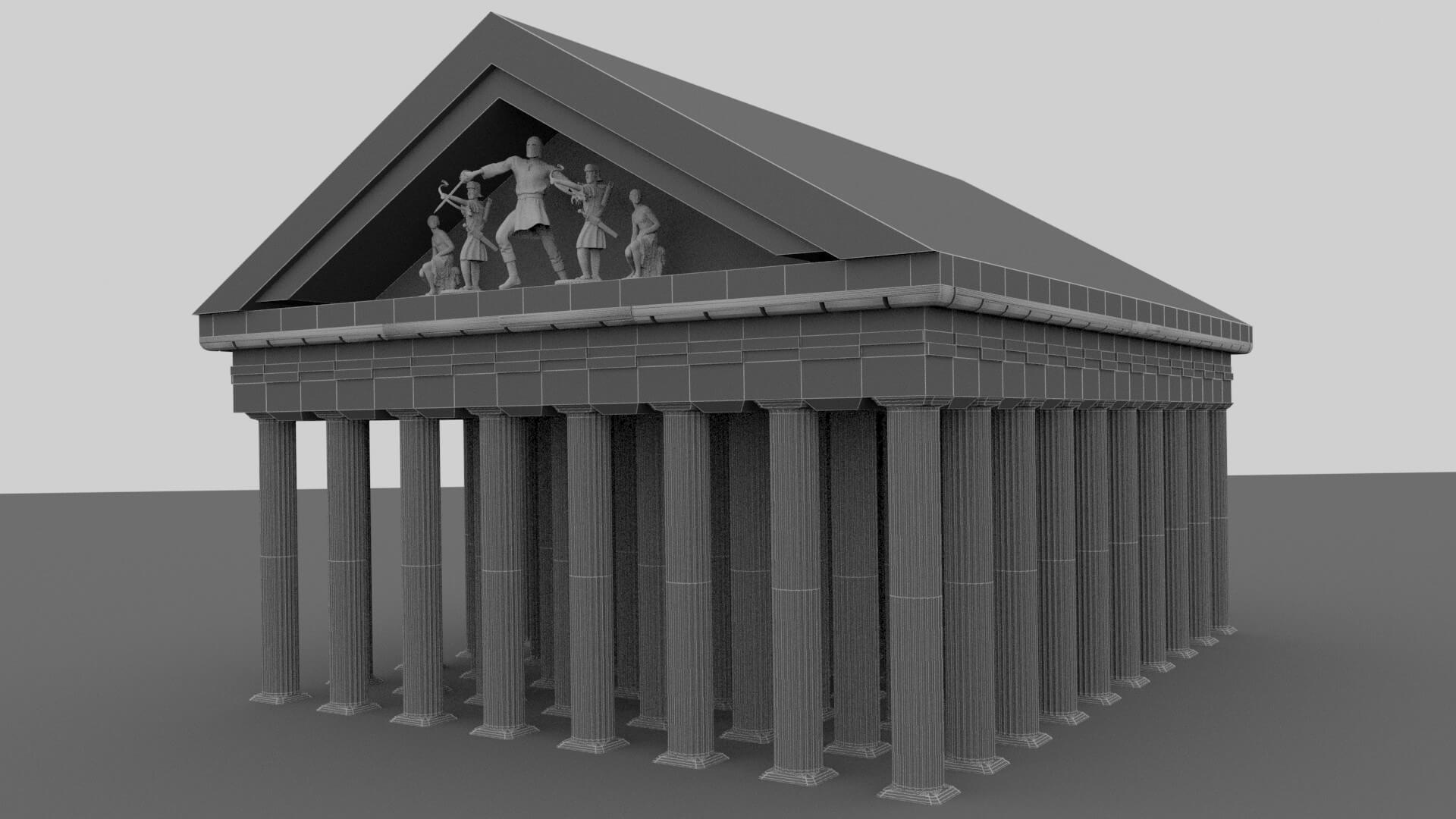Ancient Structure 3D Model by Pictorer