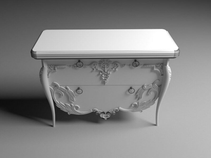 Antique Chest 3D Model by Pictorer