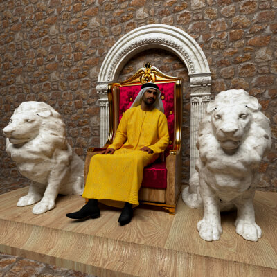 Arab Sultan 3 - 3D Model by Pictorer
