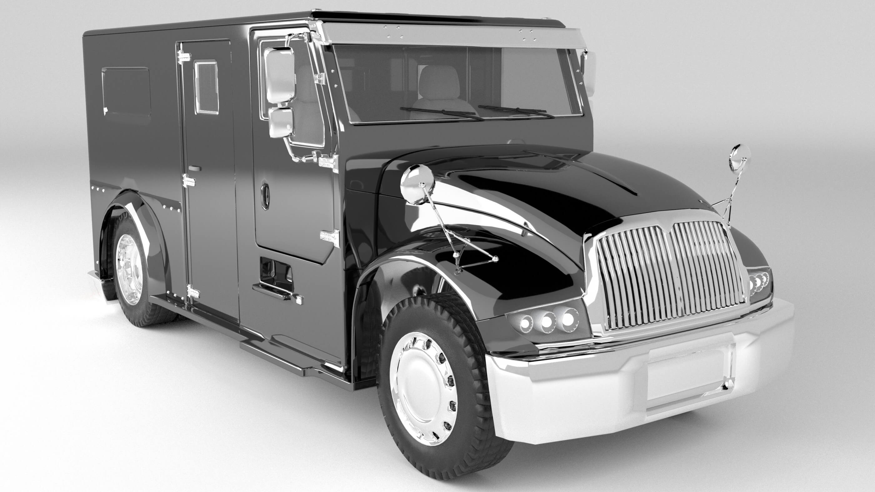 Armored Bank Truck