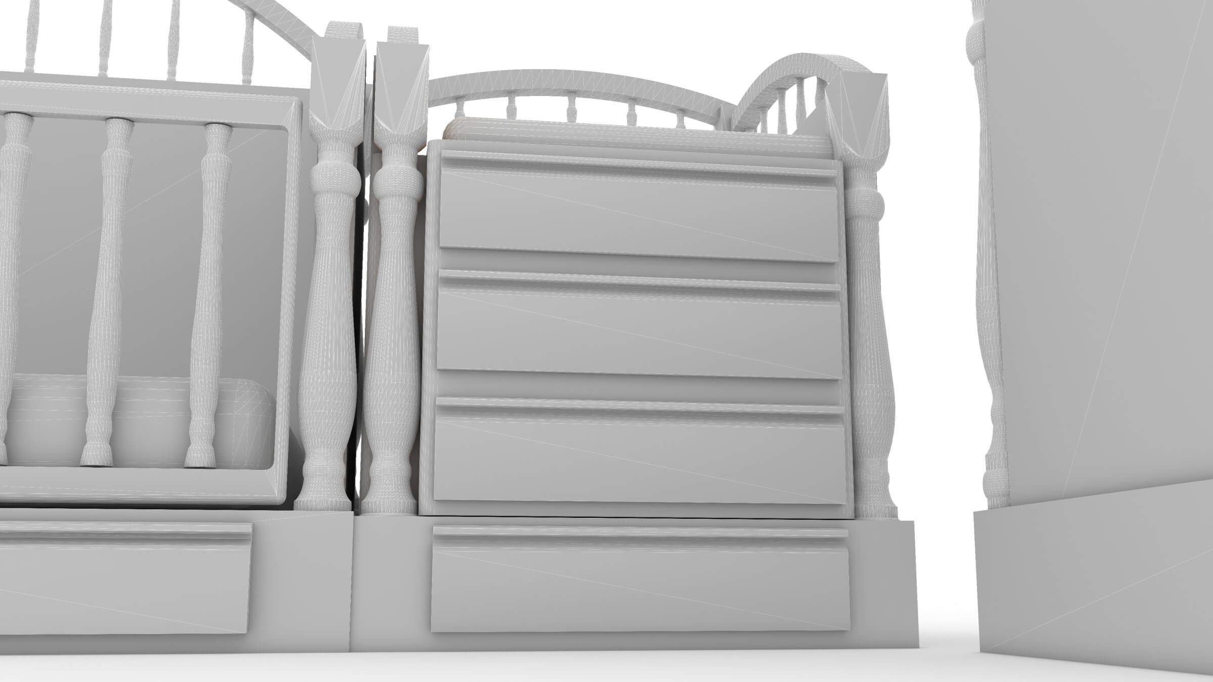 Baby Beds 3D Model by Pictorer