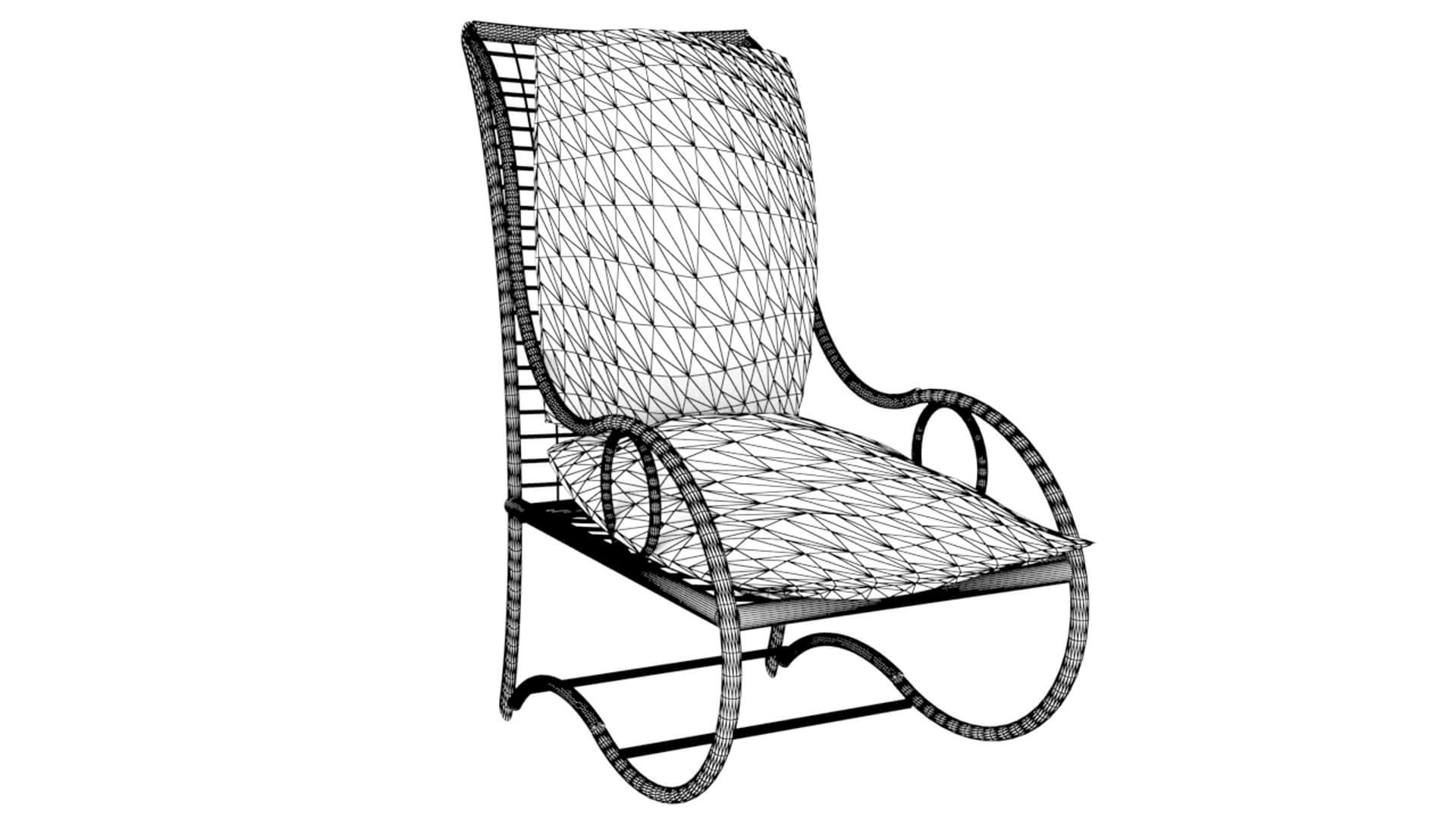 Bamboo Chairs 3D Model by Pictorer