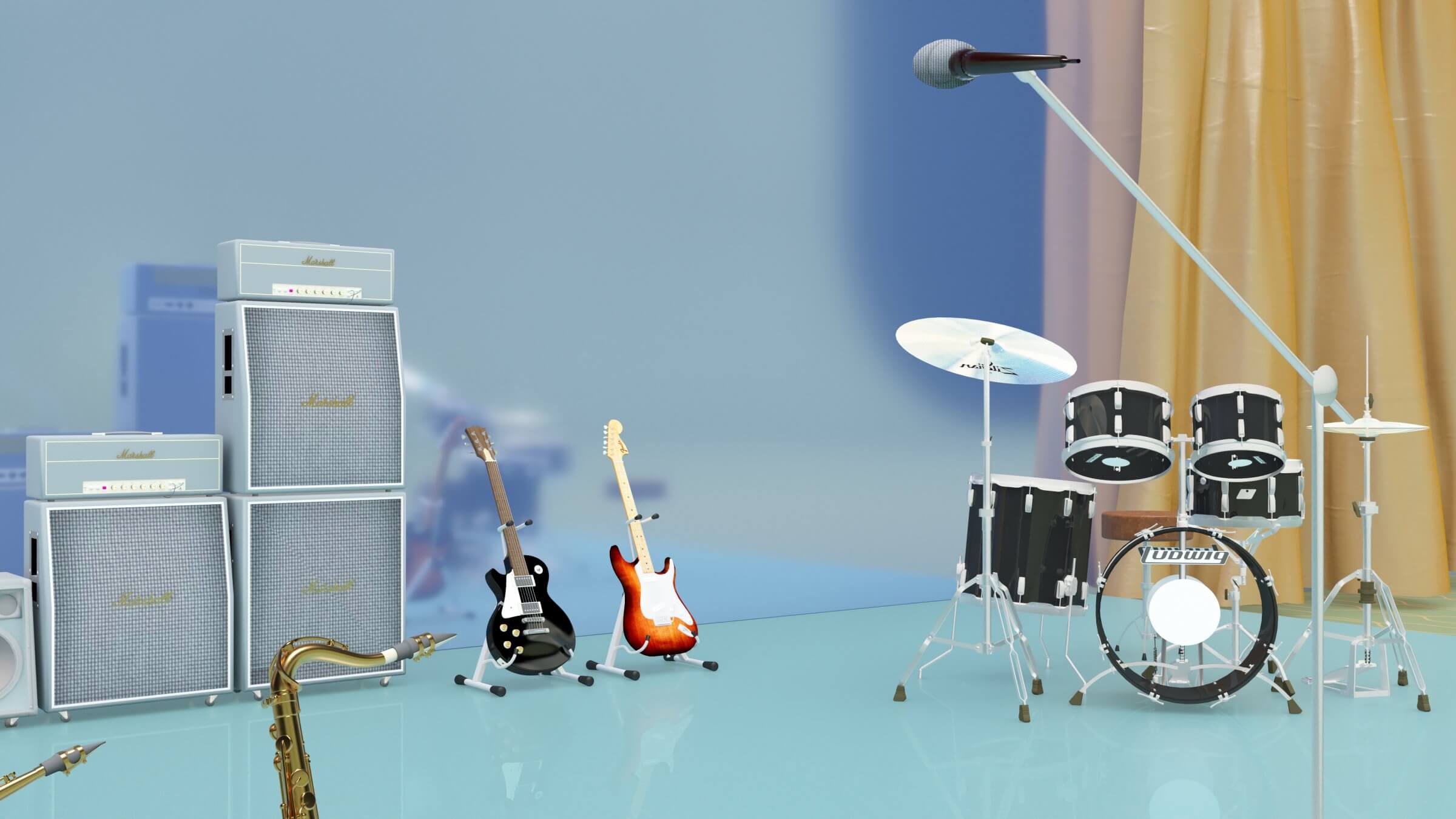 Band Version 2 - 4K 3D Model by Pictorer