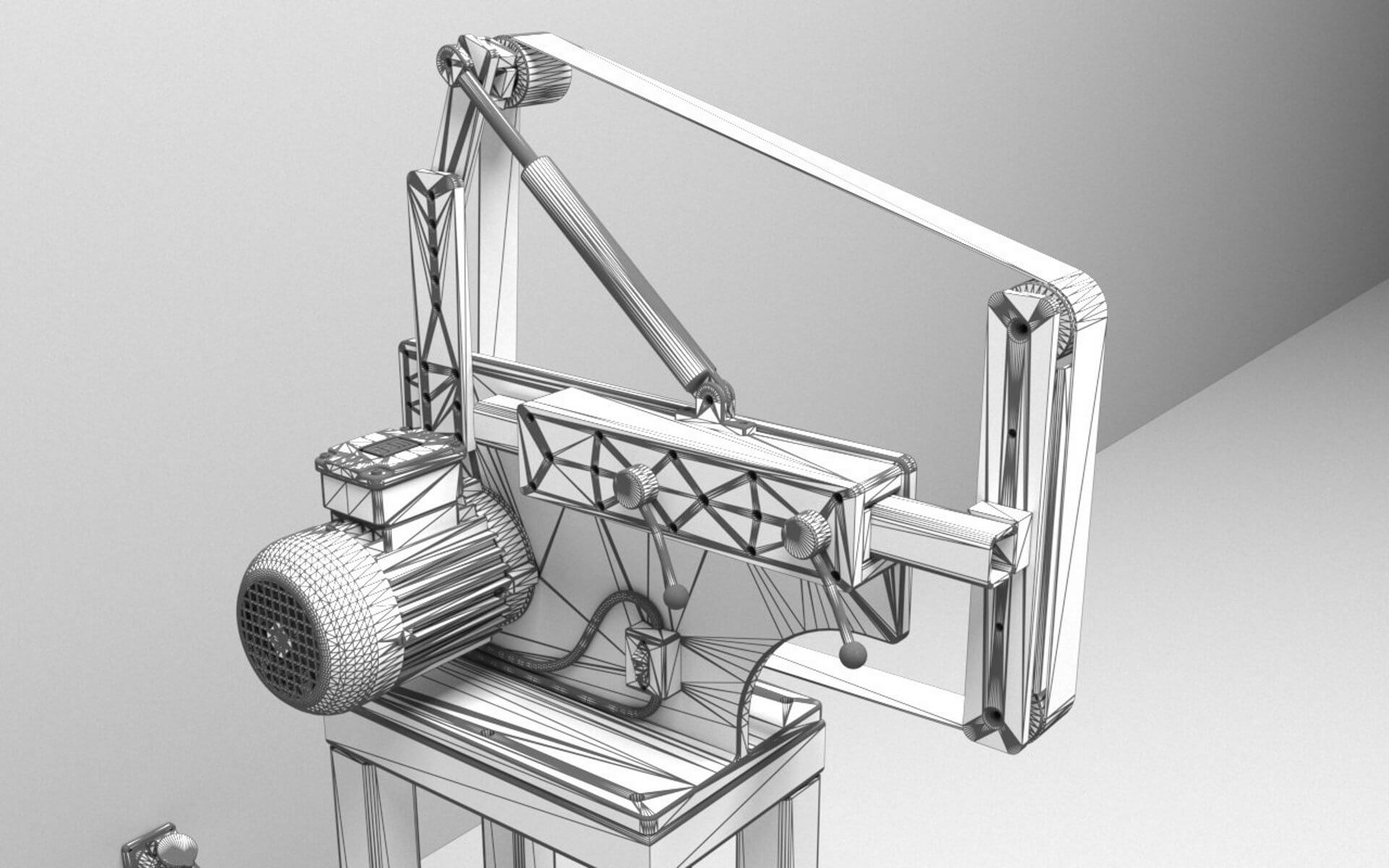 Belt Grinder 3D Model by Pictorer