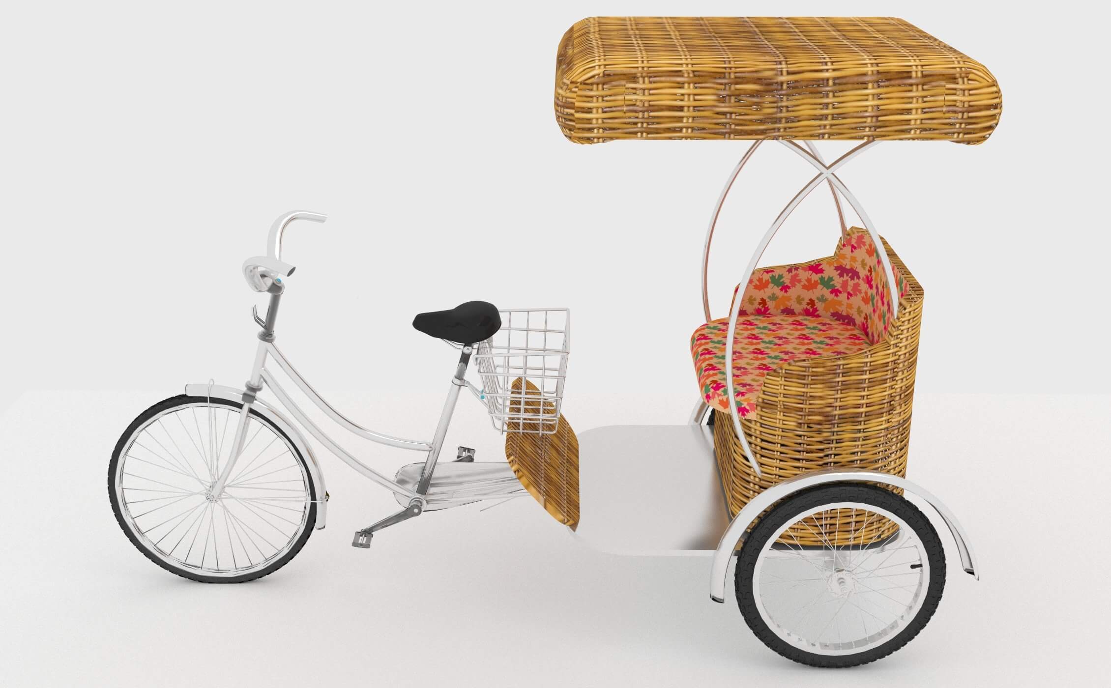 Bike Rickshaw 4 - 3D Model by Pictorer