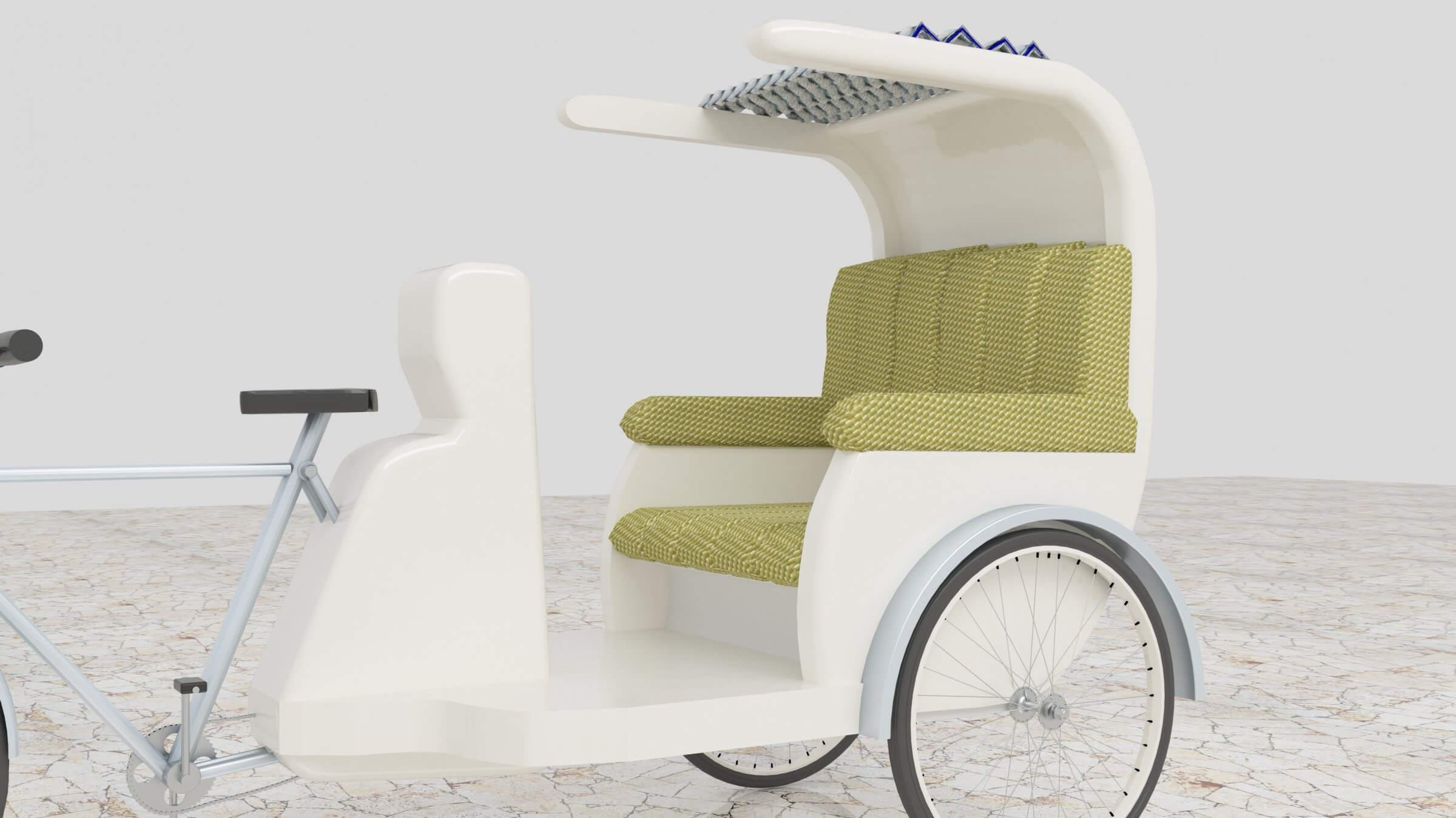 Bike Rickshaw 5 - 4K 3D Model by Pictorer