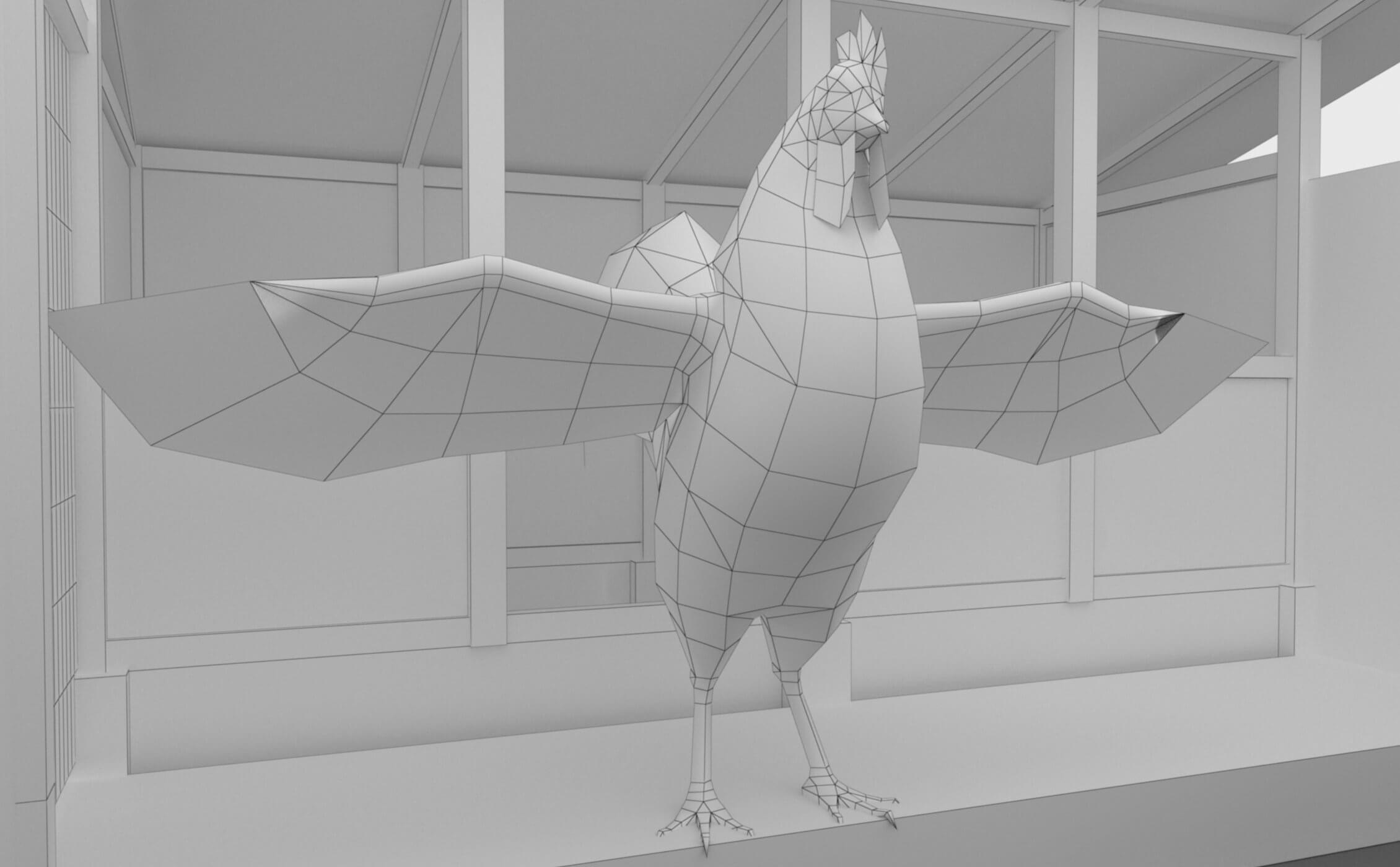 Chicken Coop 3D Model by Pictorer