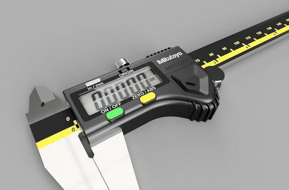 Digital Caliper 3D Model by Pictorer