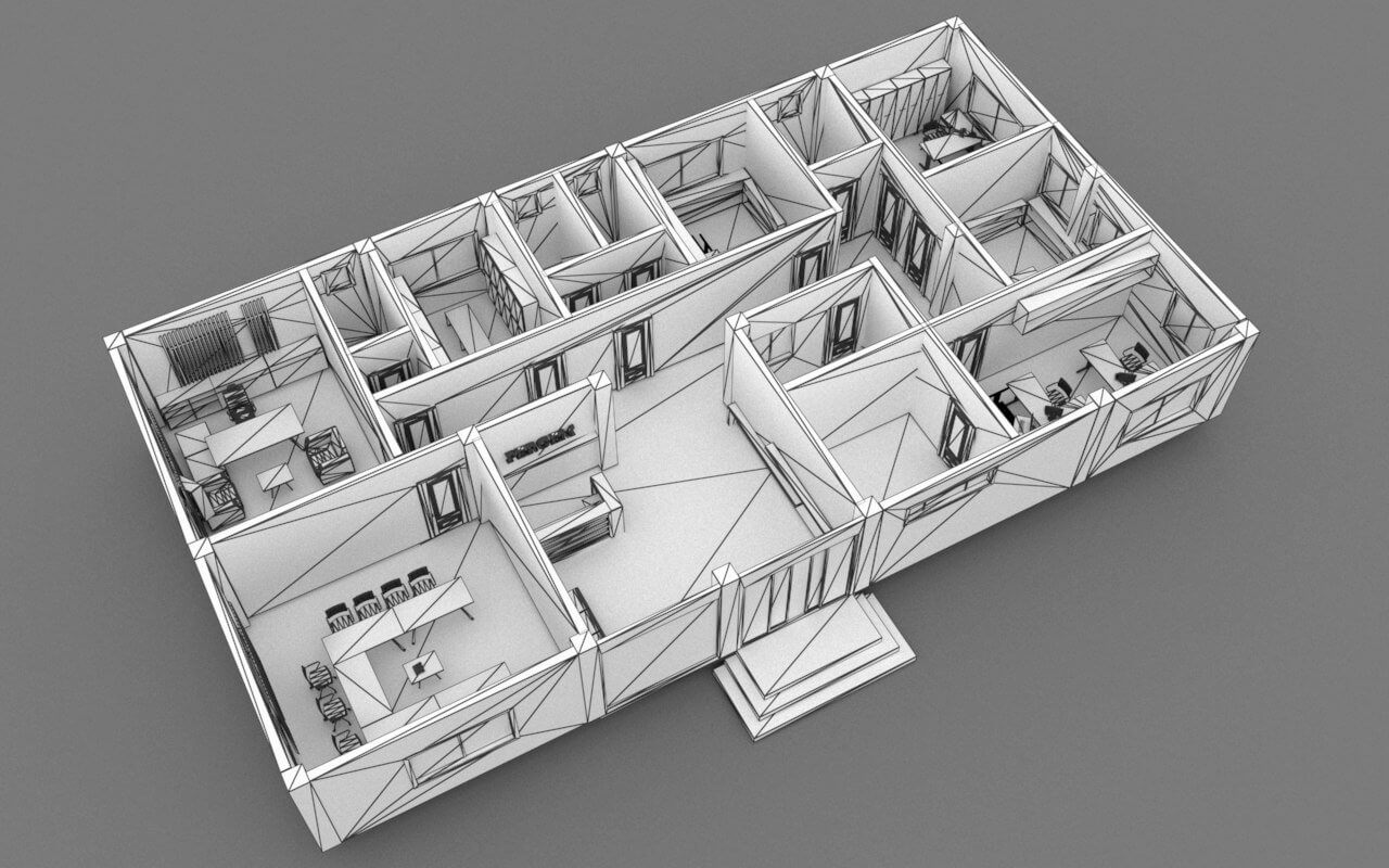 Company Floor - 3D Model by Pictorer