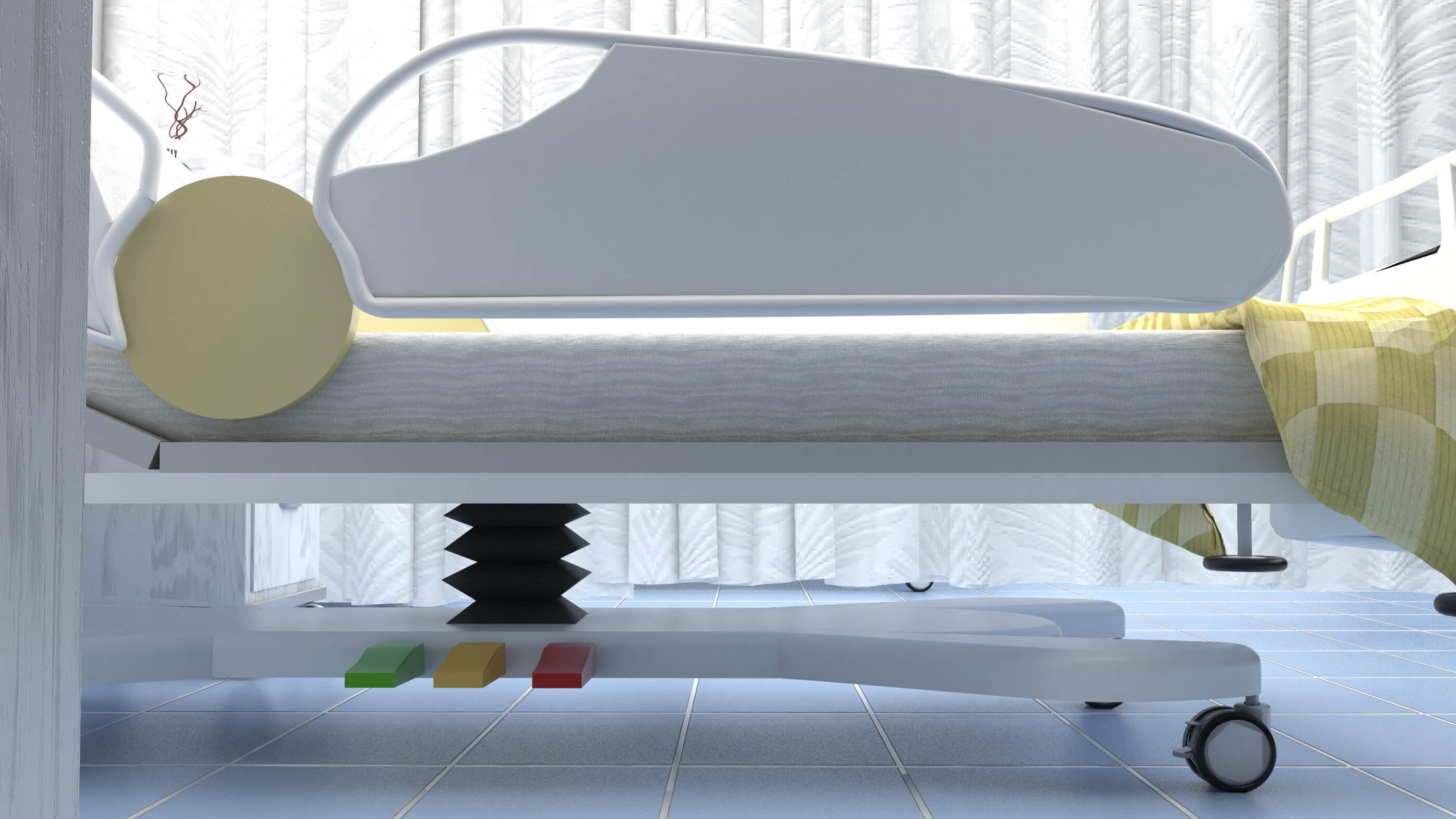 Hospital Ward 5 - 4K 3D Model by Pictorer