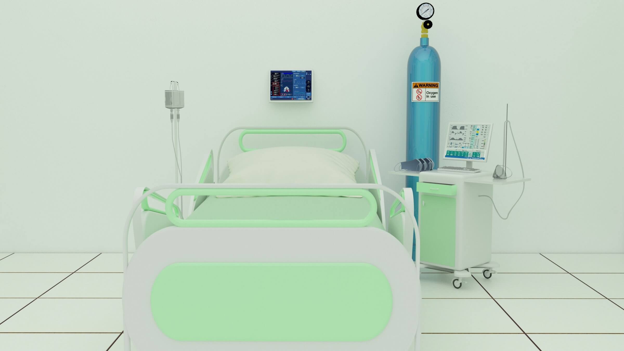 Intensive Care Unit 3 3D Model by Pictorer