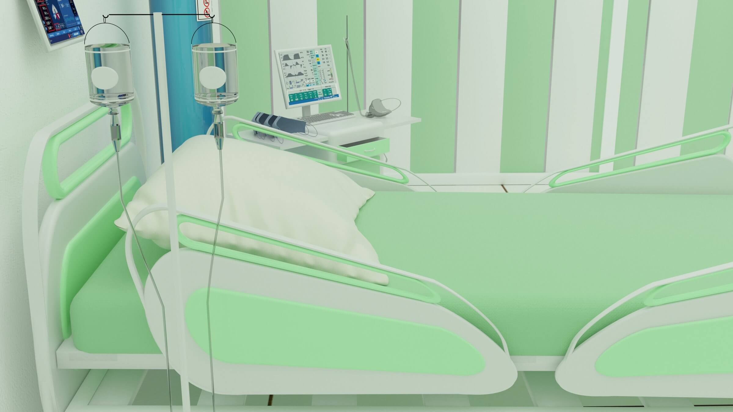 Intensive Care Unit 3 3D Model by Pictorer