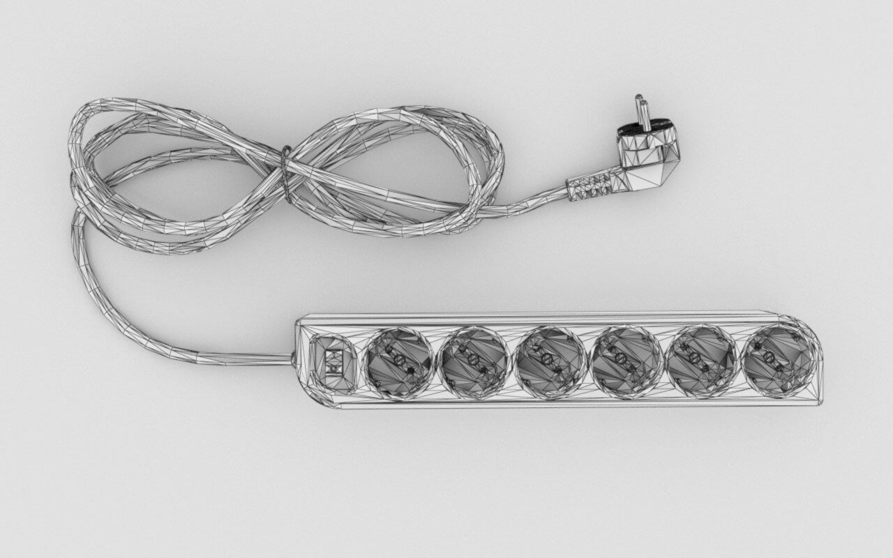 Newgen Multi Socket - 3D Model by Pictorer