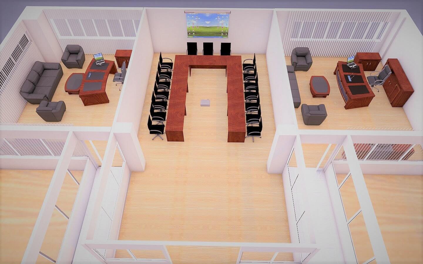 Office Floor - 3D Model by Pictorer