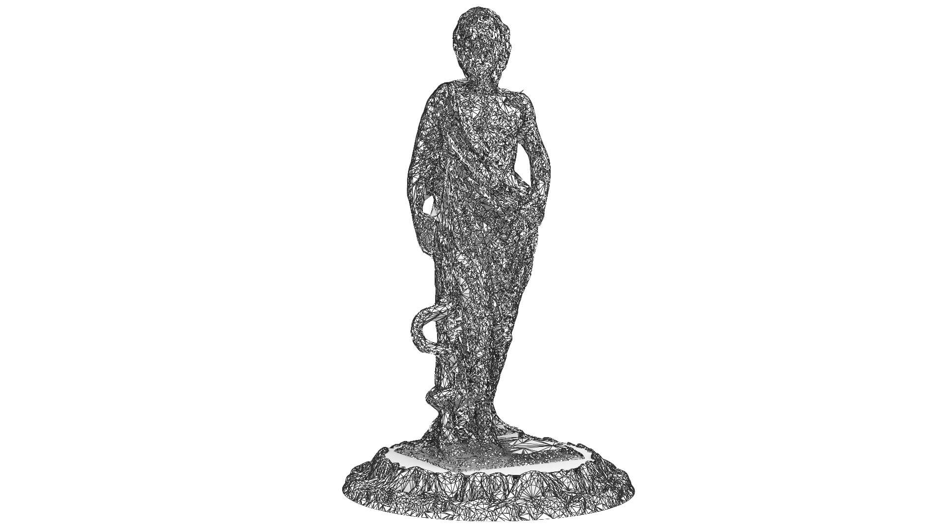 Roman Emperor Statue 3D Model by Pictorer