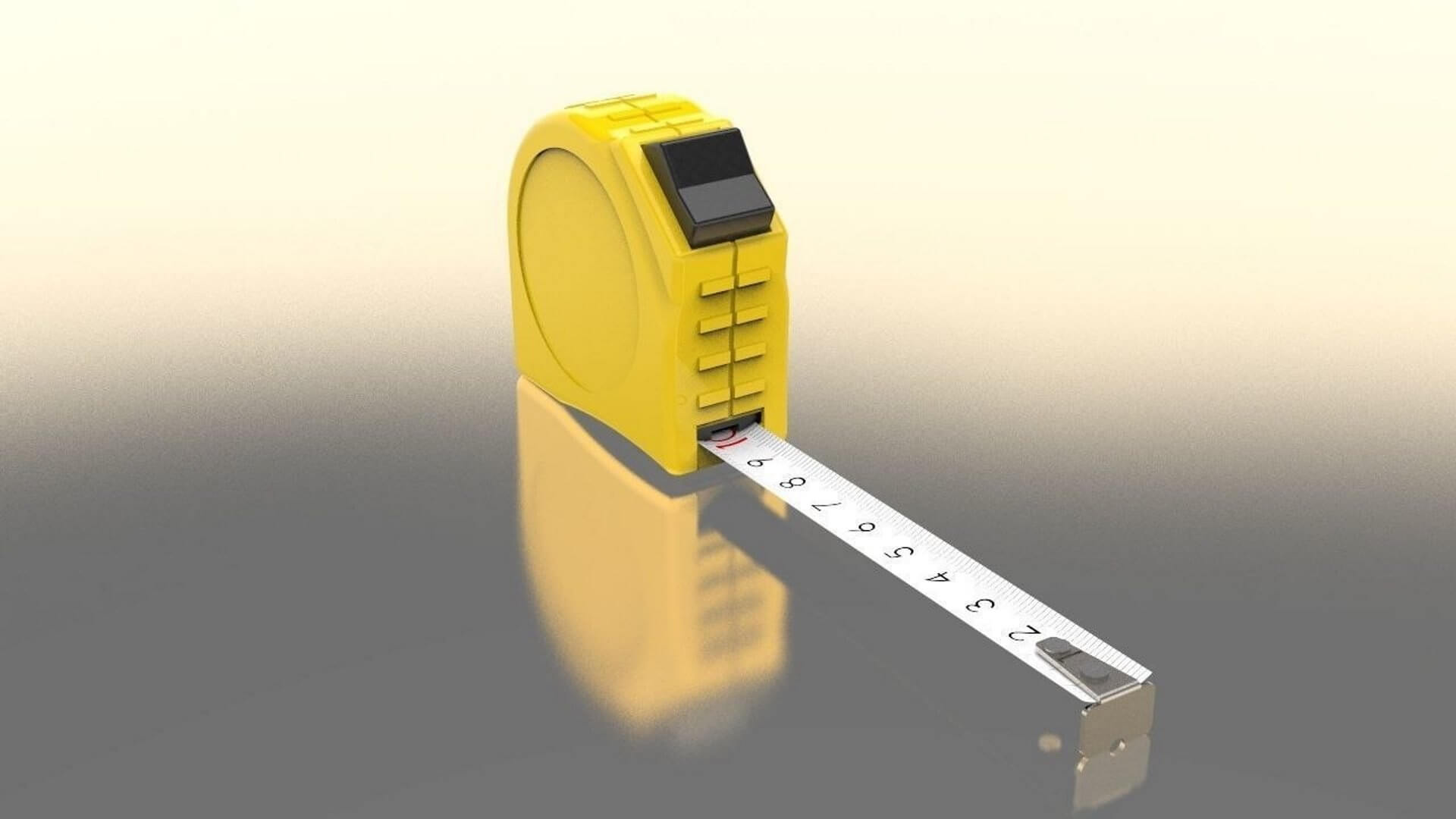 Tape Measure 3D Model by Pictorer