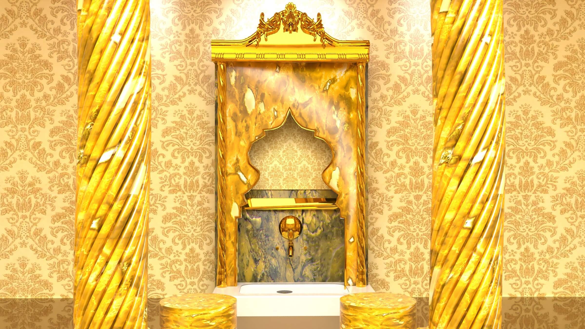 Turkish Bath 3D Model by Pictorer