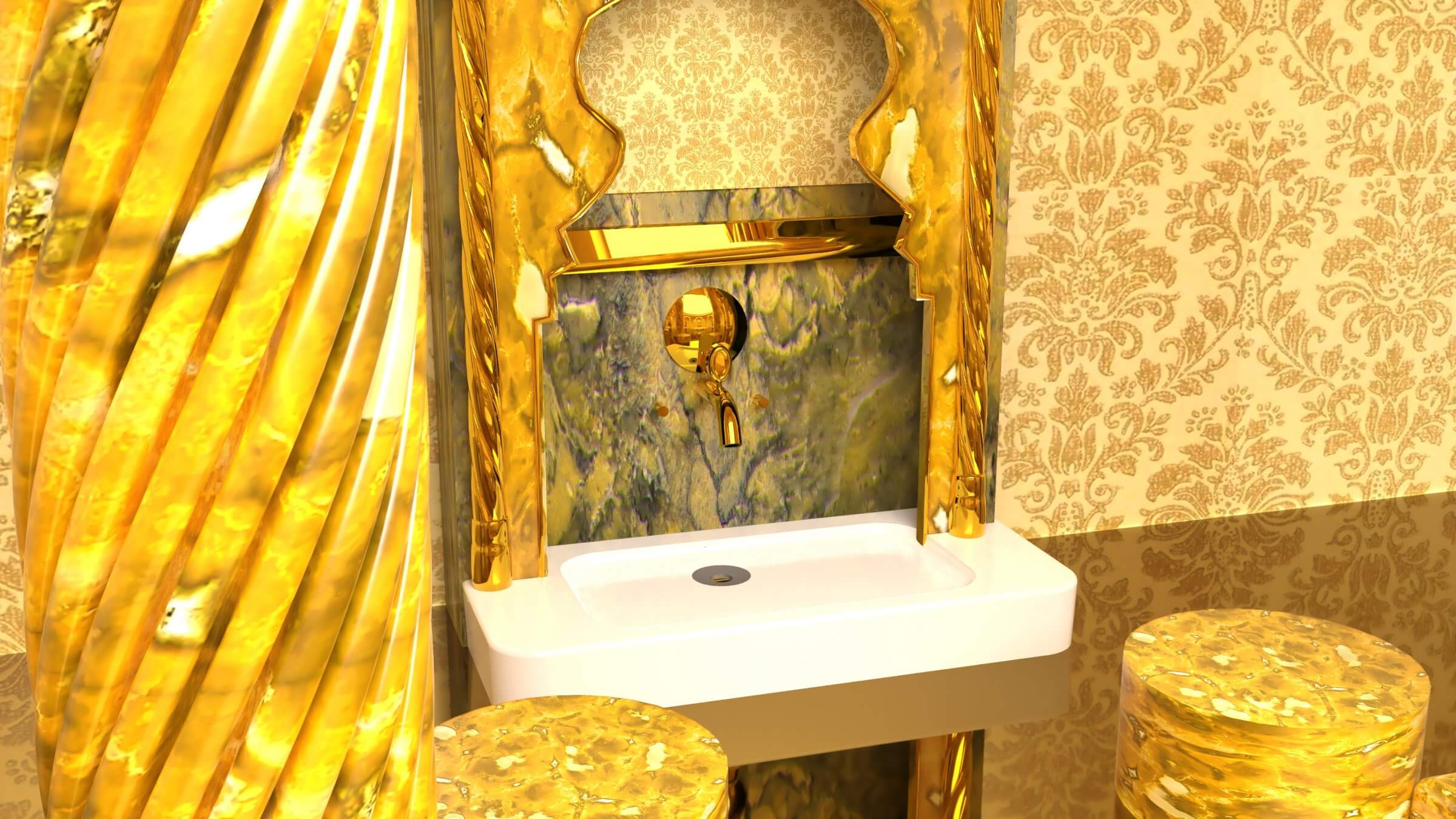 Turkish Bath 3D Model by Pictorer