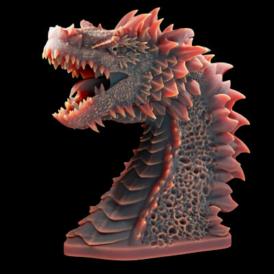 Dragon Head Minifig