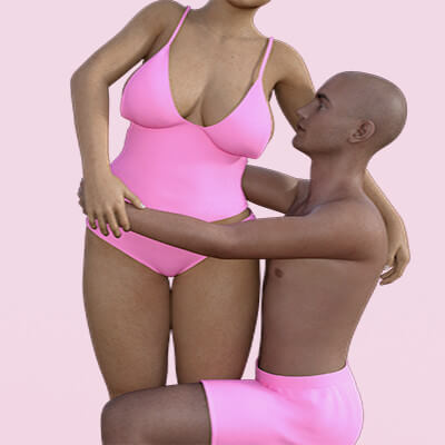 Couple Pose for G8F and G8M