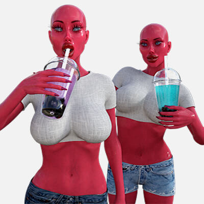 Drinks Pose for G8F