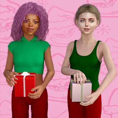 Christmas Bestfriends G8F Lily Shape