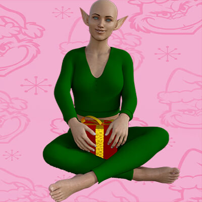 Christmas Gift Pose G8F