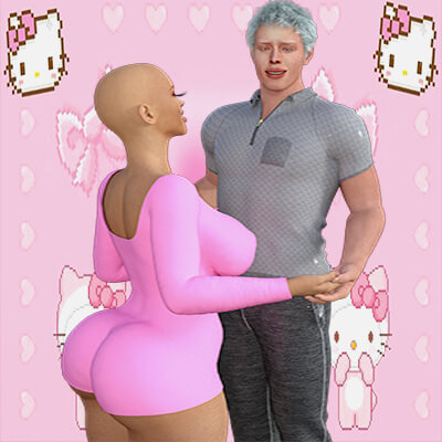 Love for Buffy pose for G8F G8M