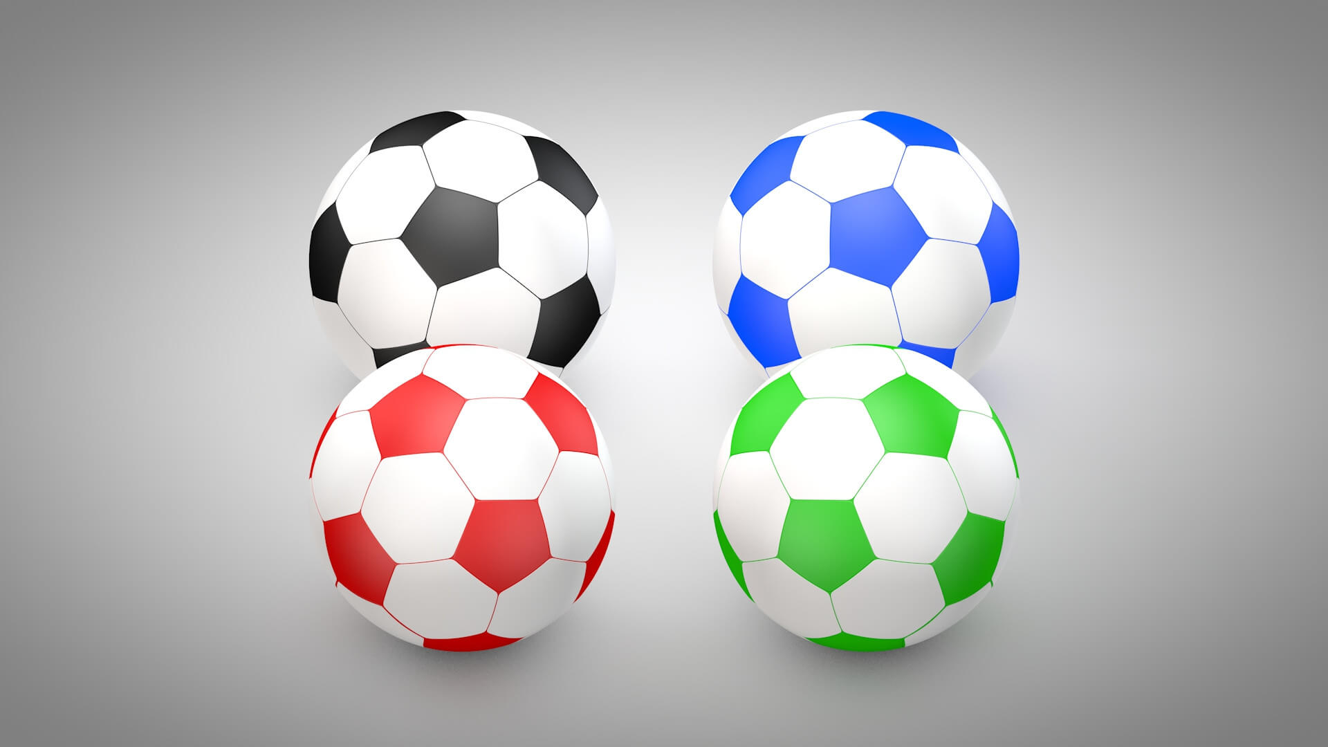 Football Soccer Balls Type 2 3D Model by pinnaclecgarts