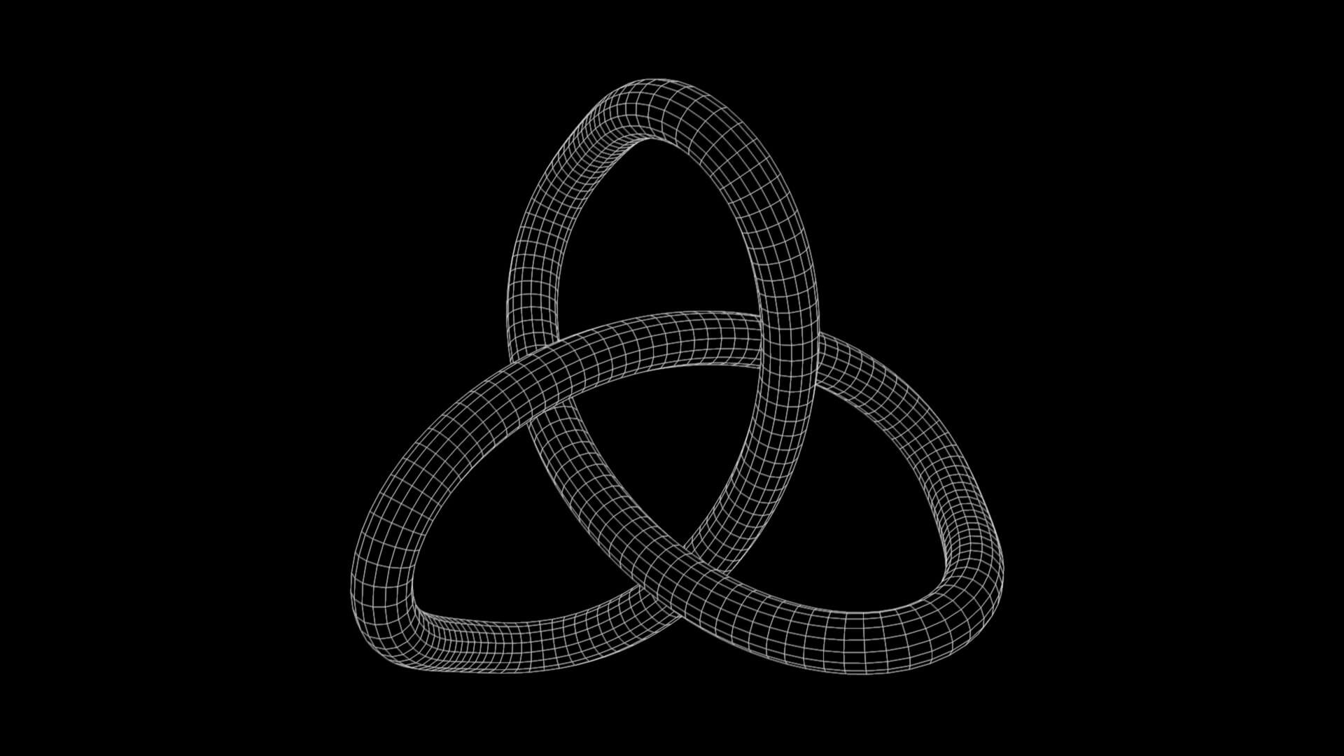 Trefoil Knot B 3D Model by pinnaclecgarts