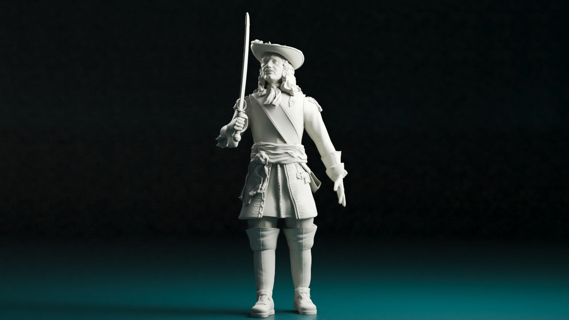 Louis De Buade De Frontenac 3D Model by pipepipe123