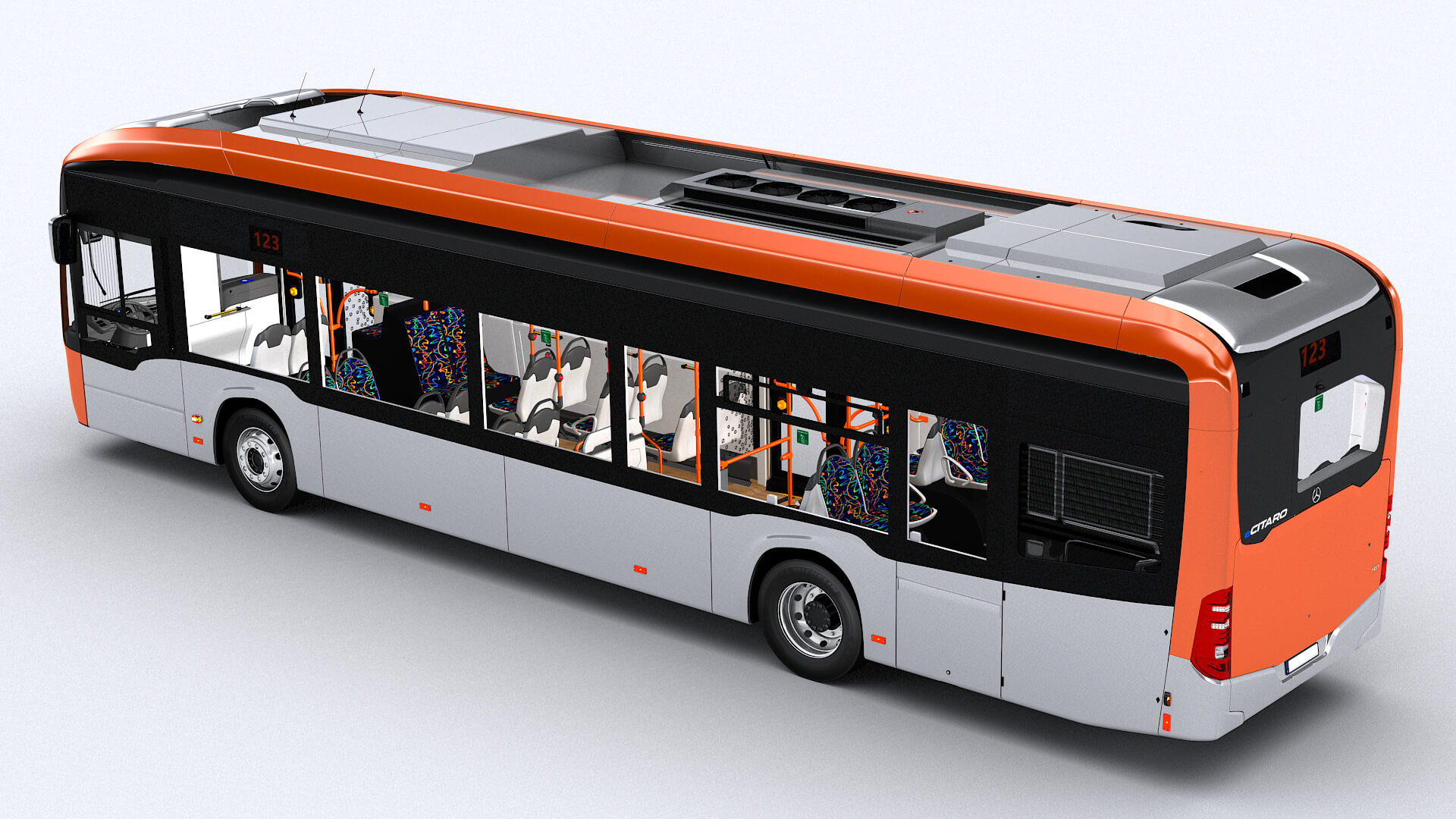Mercedes Benz E Citaro - 3D Model by PixelPoint