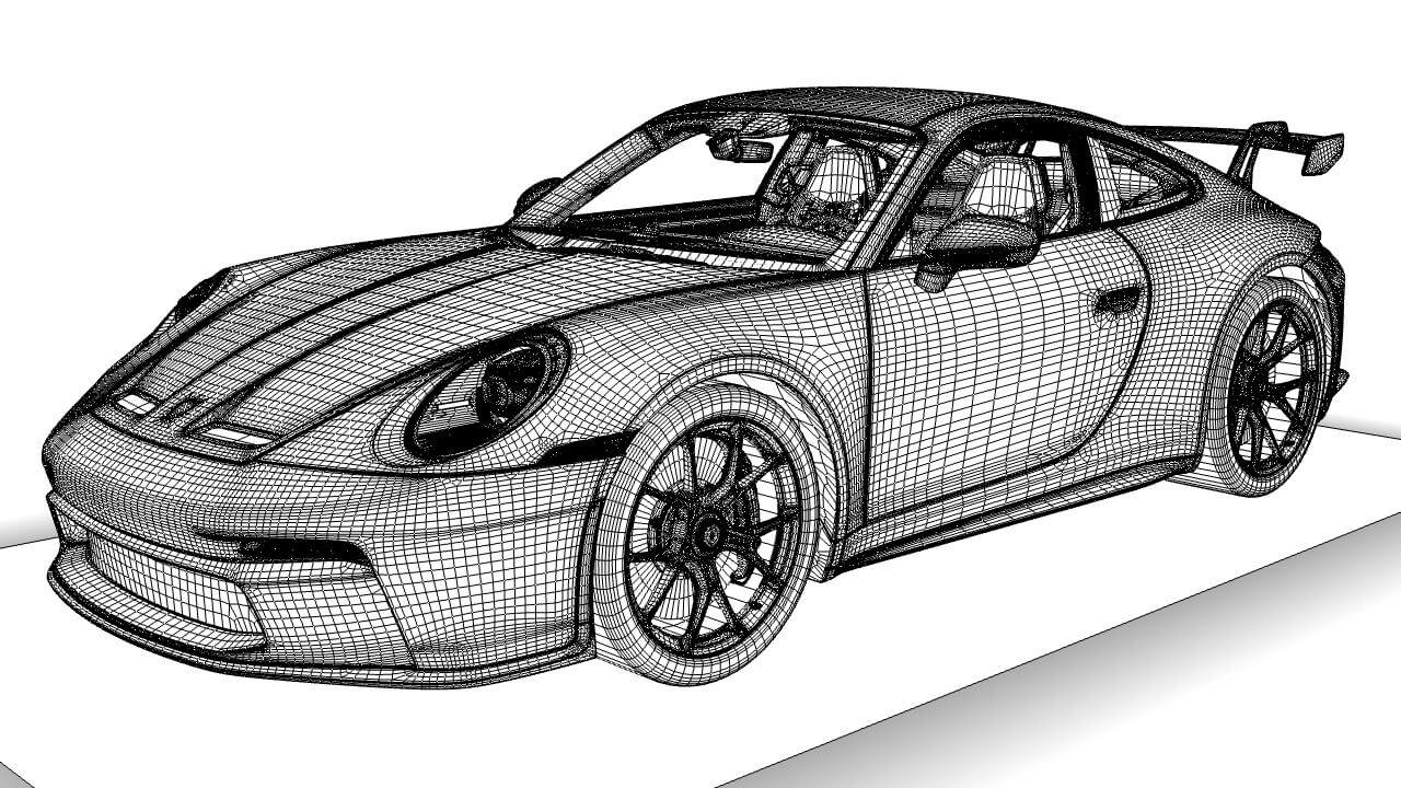 Porsche 911 GT3 992 - 3D Model by PixelPoint